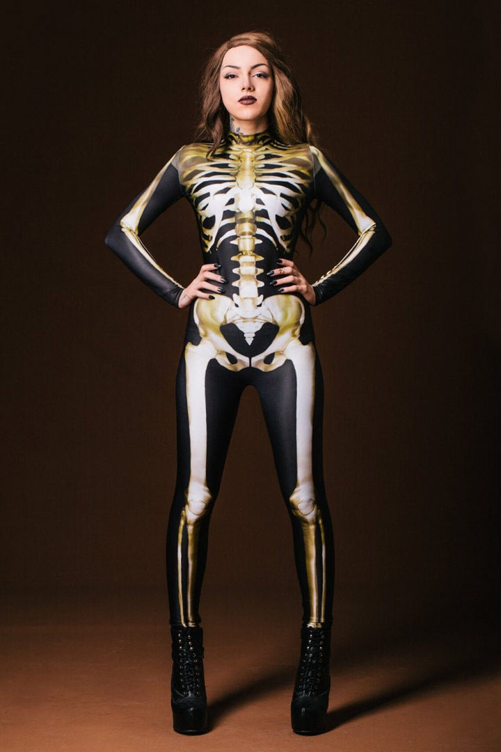 Lisslune | GlowInTheDark BoneCurve Skeleton Costume