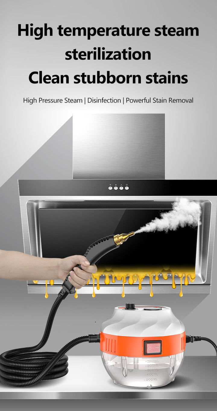 Lisslune | 2800W High-Pressure Steam Cleaner – Powerful Home & Car Cleaning Device