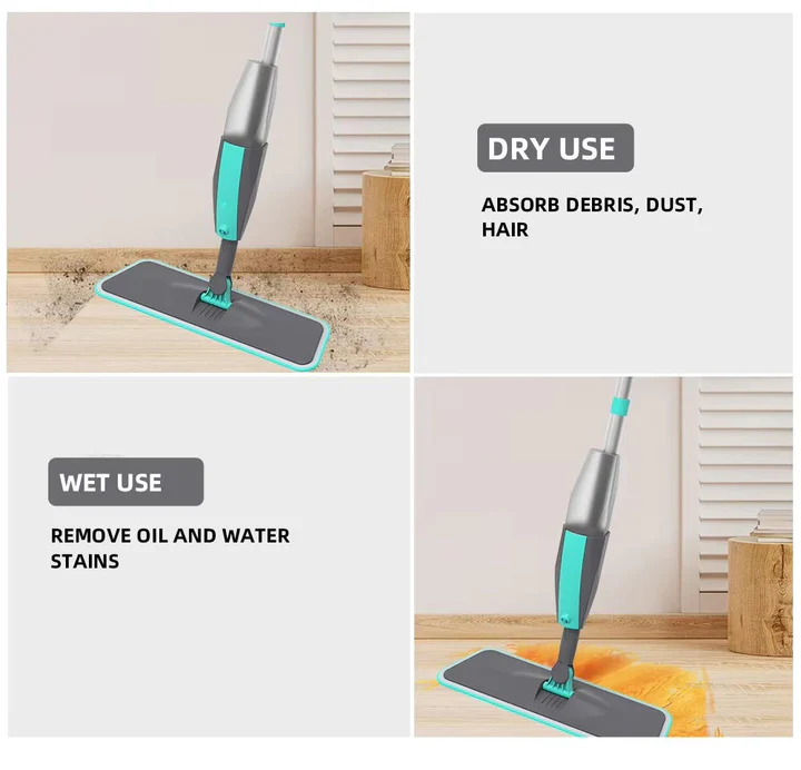 Lisslune | Microfiber Spray Mop for Hard Floors
