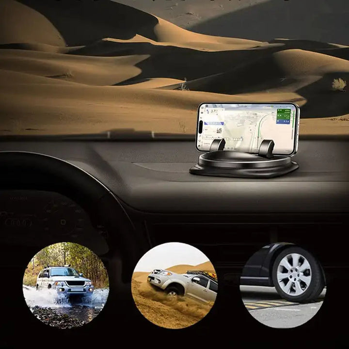 Lisslune | 360° Rotating Car Phone Mounts | Phone Holders Adjustable Dashboard & Air Vent Mount for Smartphones, Ideal for Safe Driving and Navigation