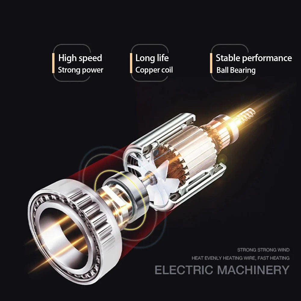 Lisslune | High-performance hair dryer 2400W with cold and warm air function - Ion technology
