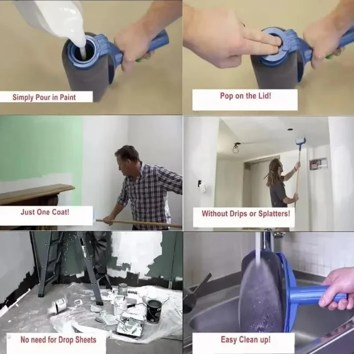 Lisslune | Self priming Paint Brush Roller