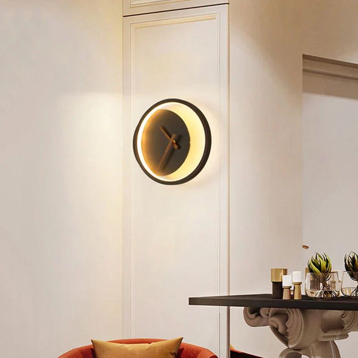 Lisslune | TimeGlow - Modern LED wall clock with LED lighting