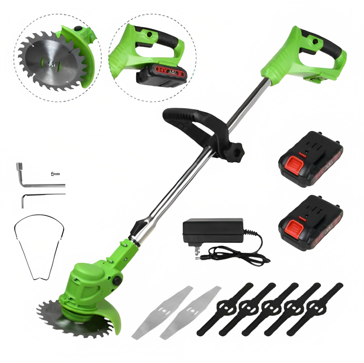 Lisslune | Powerful Electric Battery Operated Cordless Weed Eater / Grass Trimmer