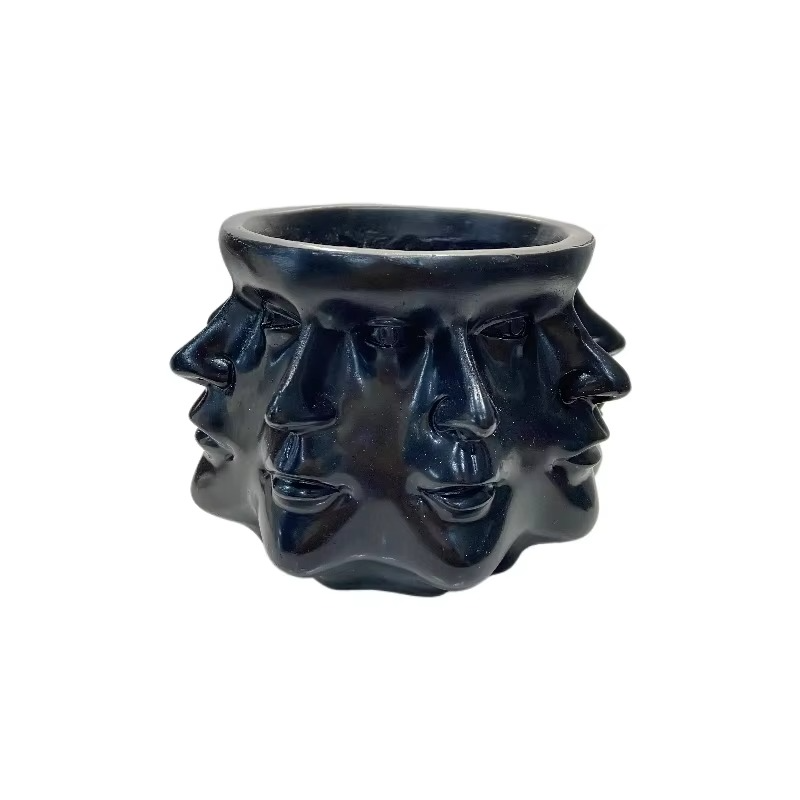 Lisslune | ArtFace 3D Ceramic Plant Pot – Modern Face Design Pot