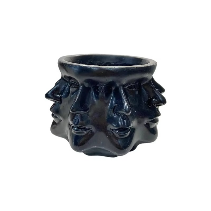 Lisslune | ArtFace 3D Ceramic Plant Pot – Modern Face Design Pot