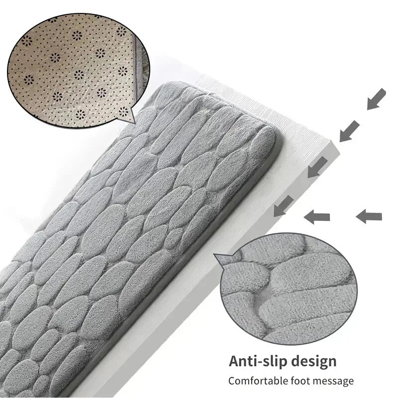 Lisslune | Memory Foam Non-Slip Bath Mat And Living Mat