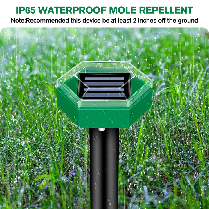 Lisslune | Ultrasonic Mole Repellent Pack of 4