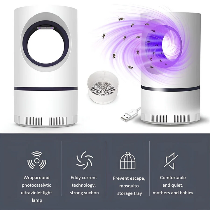 Lisslune | UV Light Insect Trap - Indoor/Outdoor Mosquito Fly Killer