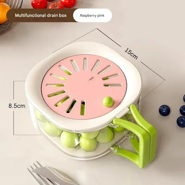 Lisslune | Dust-Proof Fruit Drainer Basket