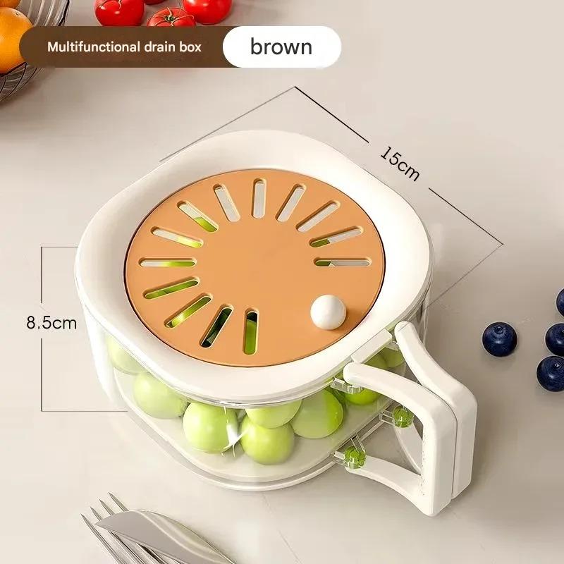 Lisslune | Dust-Proof Fruit Drainer Basket