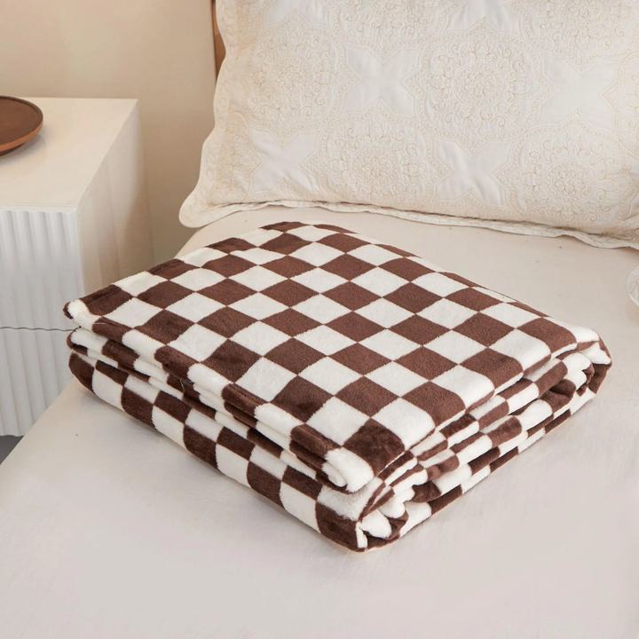 Lisslune | Checked Flannel Blanket