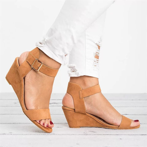 Lisslune | Slip-Resistant High Heel Wedge Sandals
