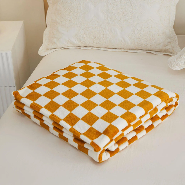 Lisslune | Checked Flannel Blanket