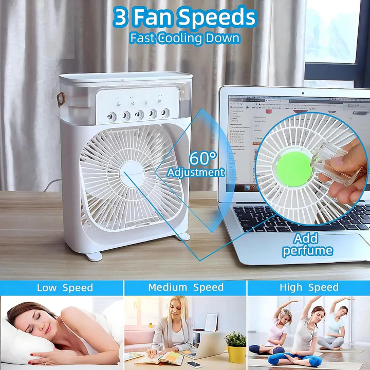 Lisslune | Pro 3-In-1 Fan, Air Conditioner And Humidifier