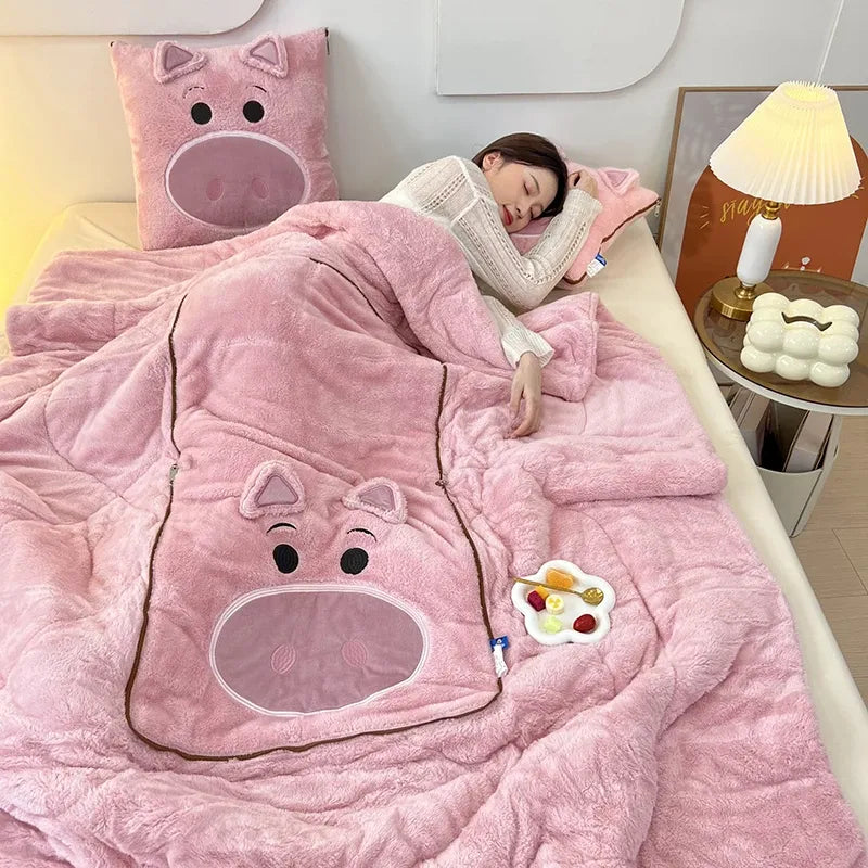 Lisslune | Luxury blanket and cushion set for ultimate comfort