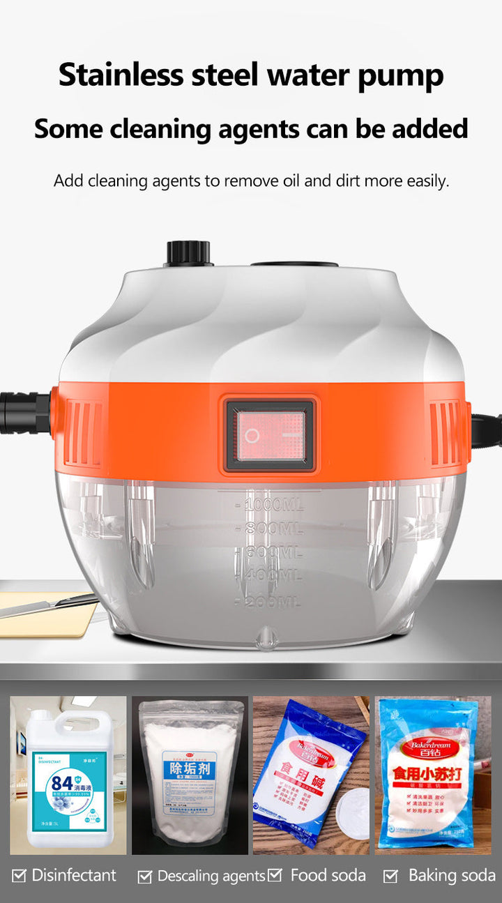 Lisslune | 2800W High-Pressure Steam Cleaner – Powerful Home & Car Cleaning Device