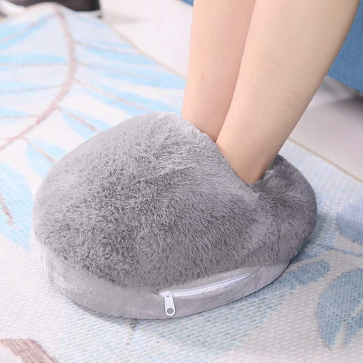 Lisslune | Fluffy Warm Feet Cozy Heated Foot Pillow