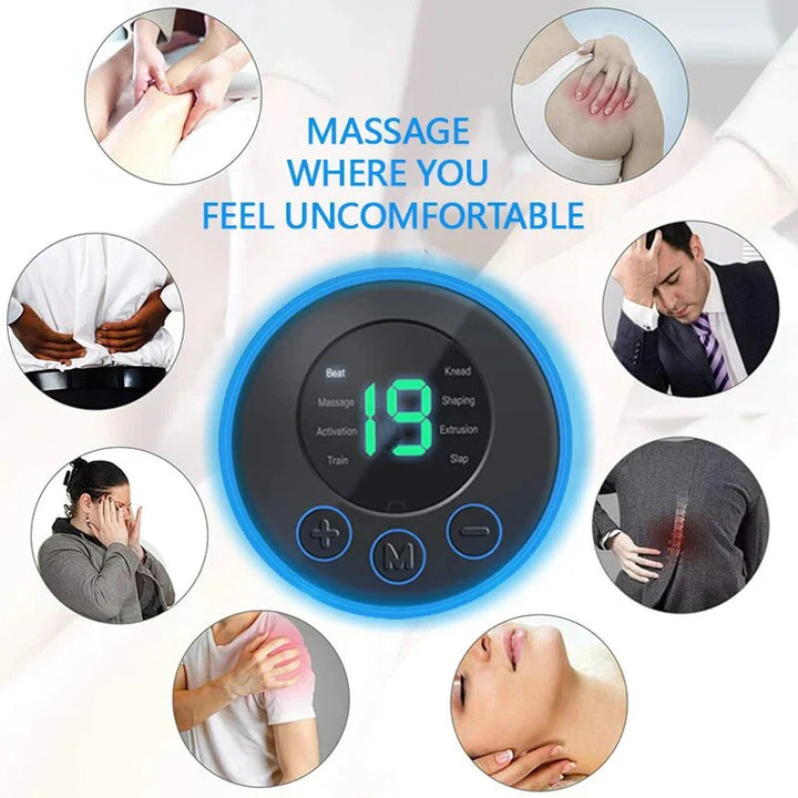 Lisslune | Portable Electric Neck Massager | With Pad & Remote Control for Targeted Relaxation