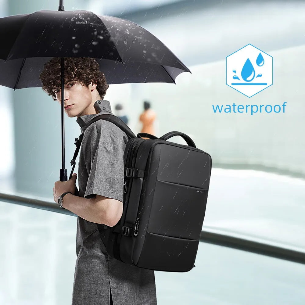 Lisslune | Waterproof Expandable Travel Backpack – Large Capacity & Anti-Theft Protection
