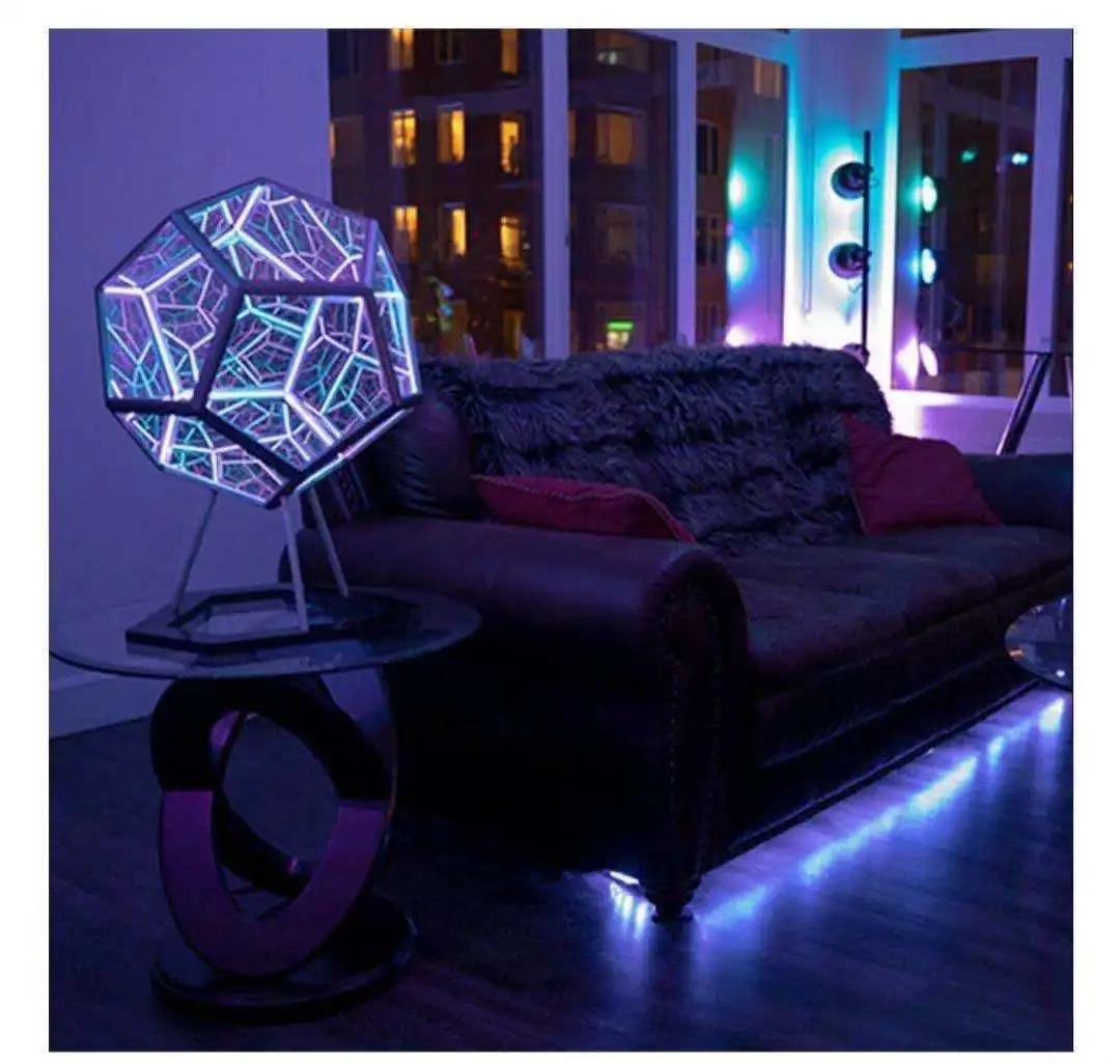 Lisslune | SpectrumOrb - LED Dodecahedron Lamp