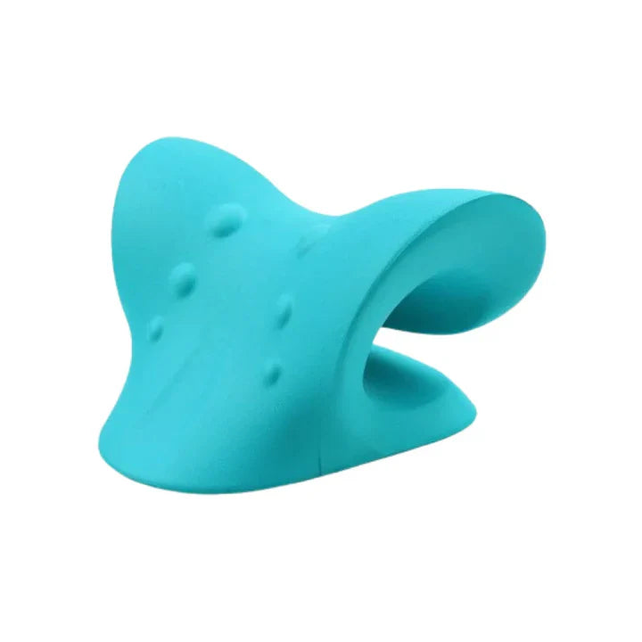 Lisslune | Neck and Shoulder Stretch – Cervical Traction Pillow for Spinal Alignment and Massage