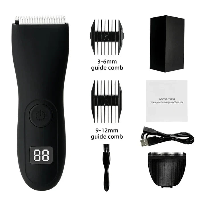 Lisslune | Men's body hair trimmer and women's razor with bikini attachment