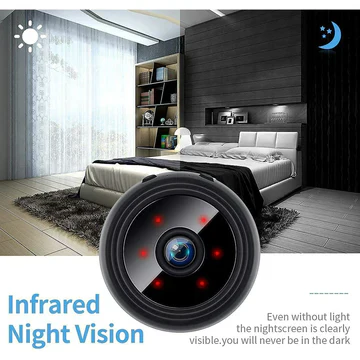Lisslune | Mini Wireless Magnetic Camera with Audio and Video Live Feed