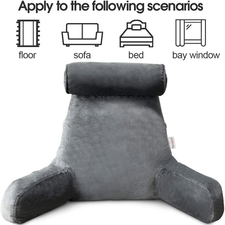 Lisslune | Reading Bed Pillow with Arms