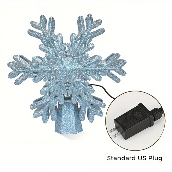 Lisslune | Christmas Tree Topper Lights With LED Snowflake Projector