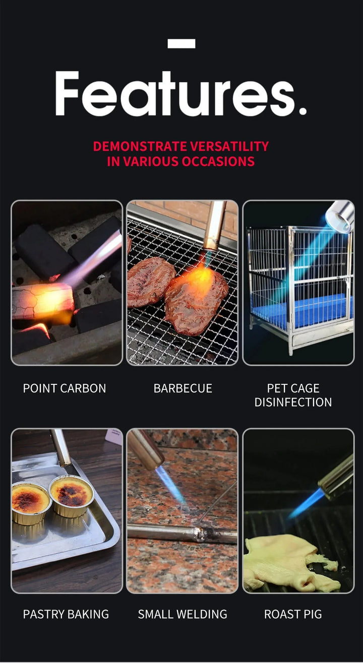 Lisslune | Portable Butane Gas Burner – Perfect for BBQ, Camping & Kitchen