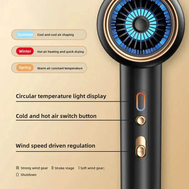 Lisslune | HairShine Turbo – Hairdryer with Ion Boost & Extra Volume
