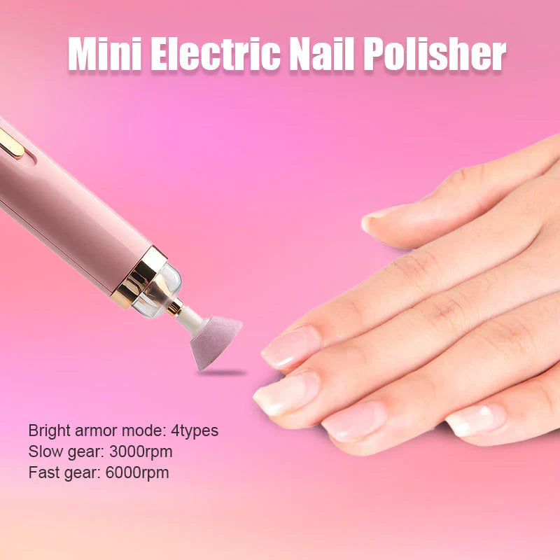 Lisslune | 5-in-1 Electric Nail Care Device – Portable Manicure Tool with LED Light
