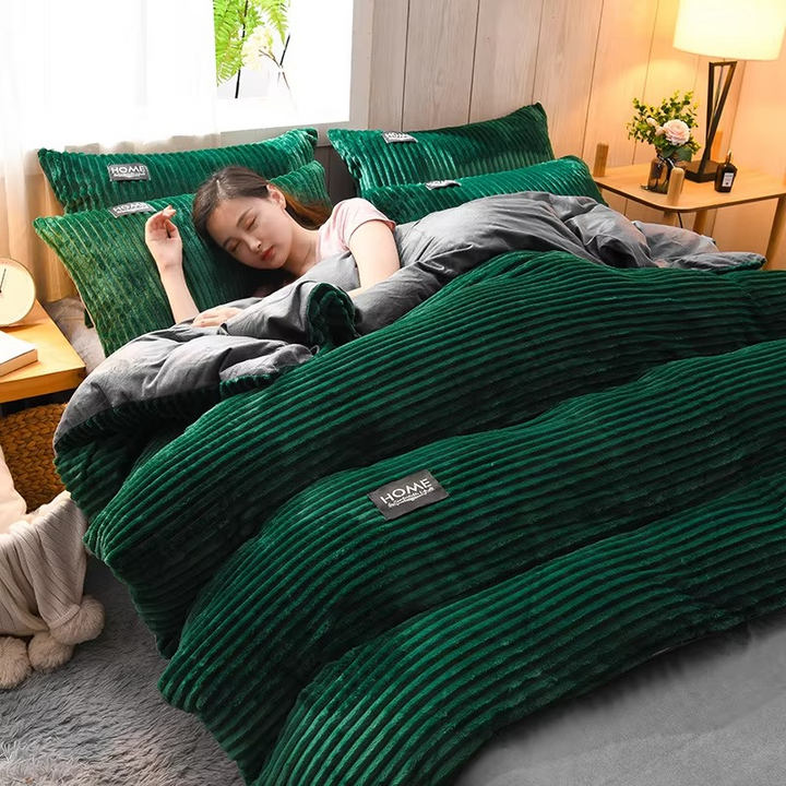 Lisslune | Velvet Fleece Blanket Cover for Ultimate Comfort – Soft, Warm, and Cozy Bedding Solution