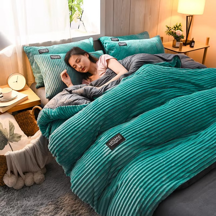Lisslune | Velvet Fleece Blanket Cover for Ultimate Comfort – Soft, Warm, and Cozy Bedding Solution
