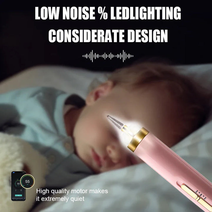 Lisslune | 5-in-1 Electric Nail Care Device – Portable Manicure Tool with LED Light