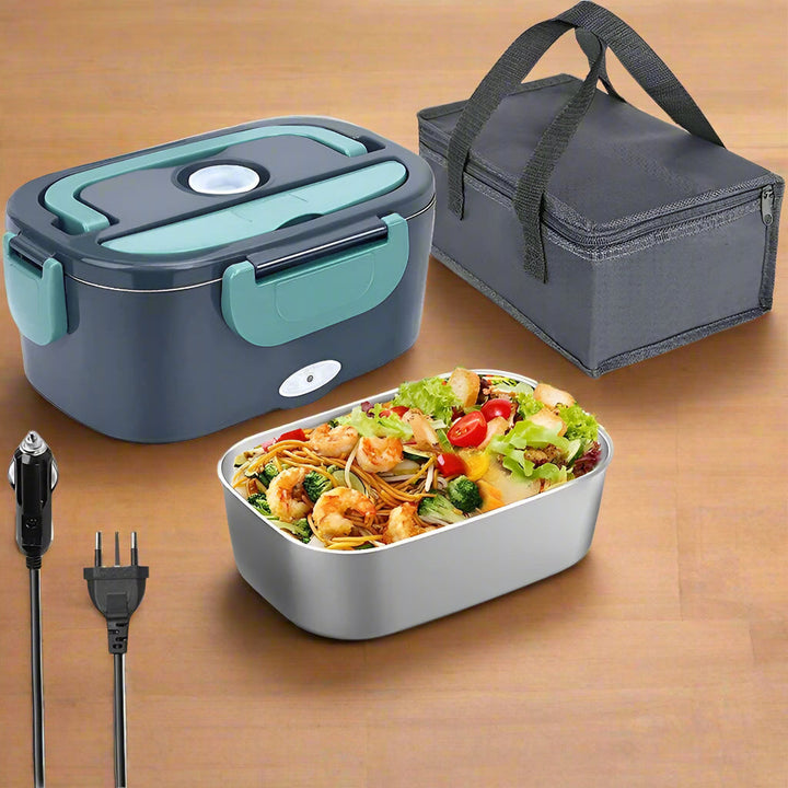 Lisslune | WarmMee Electric Lunchbox – 1.5L Portable Food Warmer for Car & Home