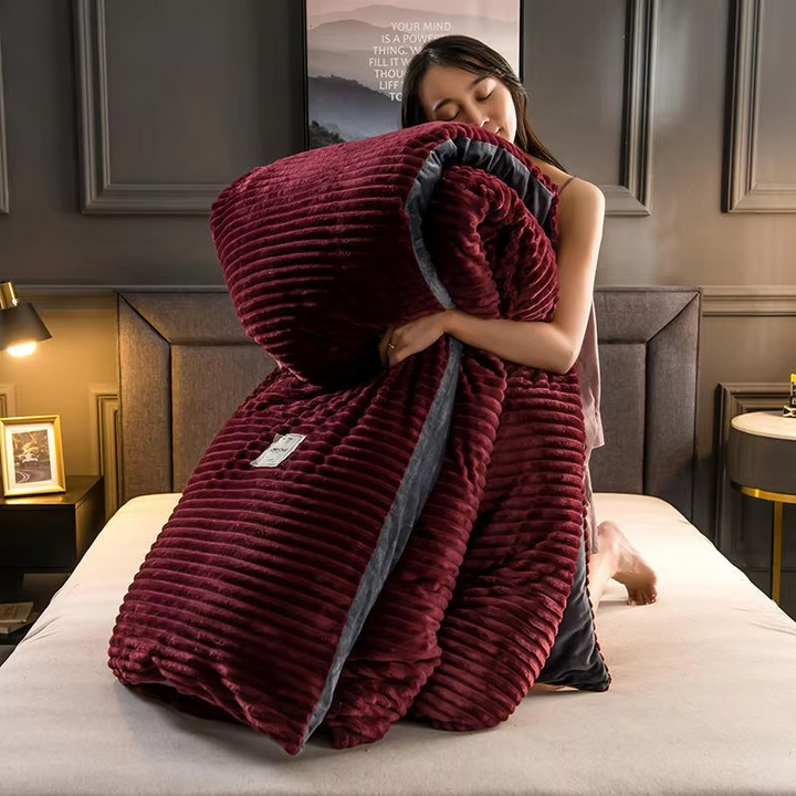 Lisslune | Velvet Fleece Blanket Cover for Ultimate Comfort – Soft, Warm, and Cozy Bedding Solution