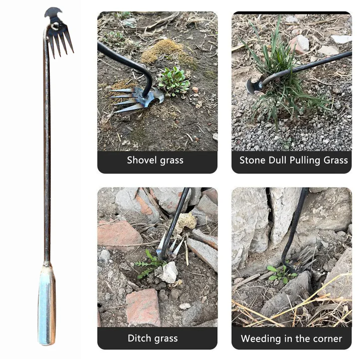 Lisslune | Crescent Weeder Tool with Long Handle