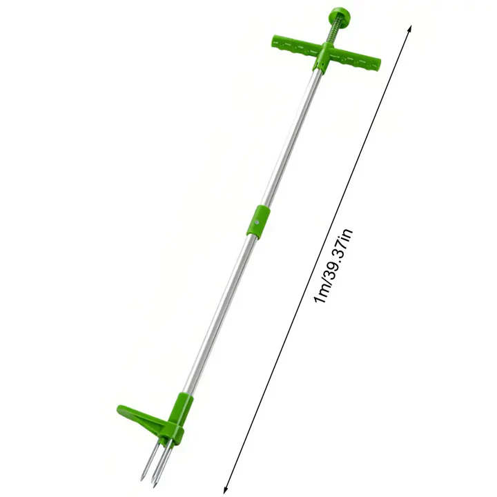 Lisslune | Long Handle Weed Puller Tool with Foot Pedal & Claw Design