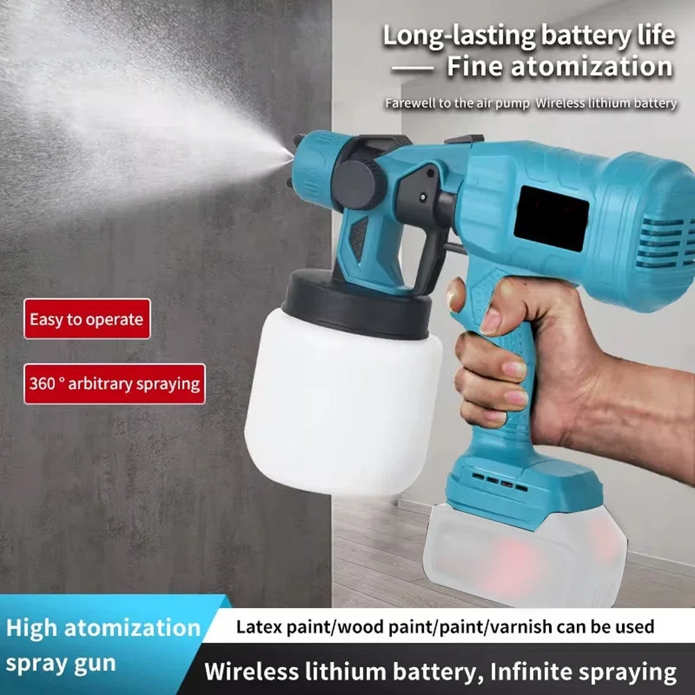 Lisslune | Cordless High Power DIY All Surface Paint Sprayer
