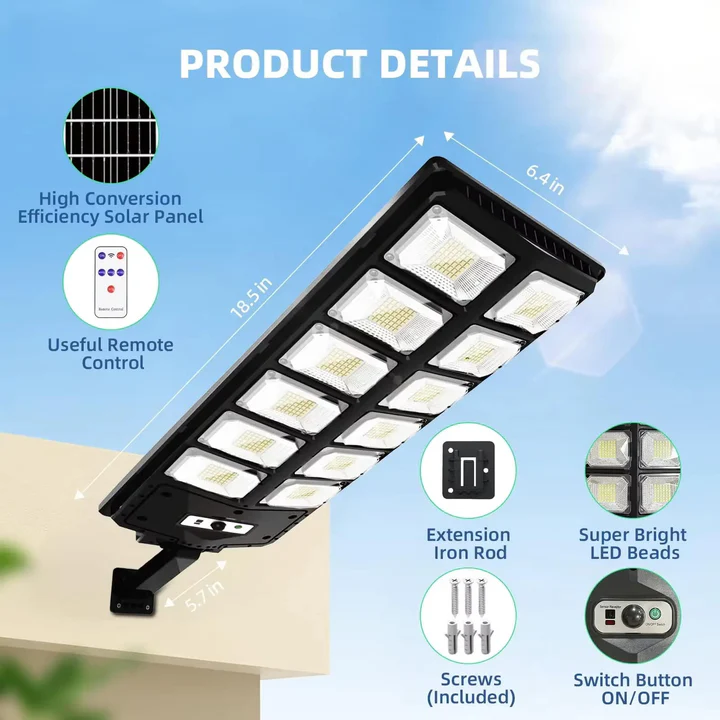 Lisslune | Outdoor Solar-Powered Street Light