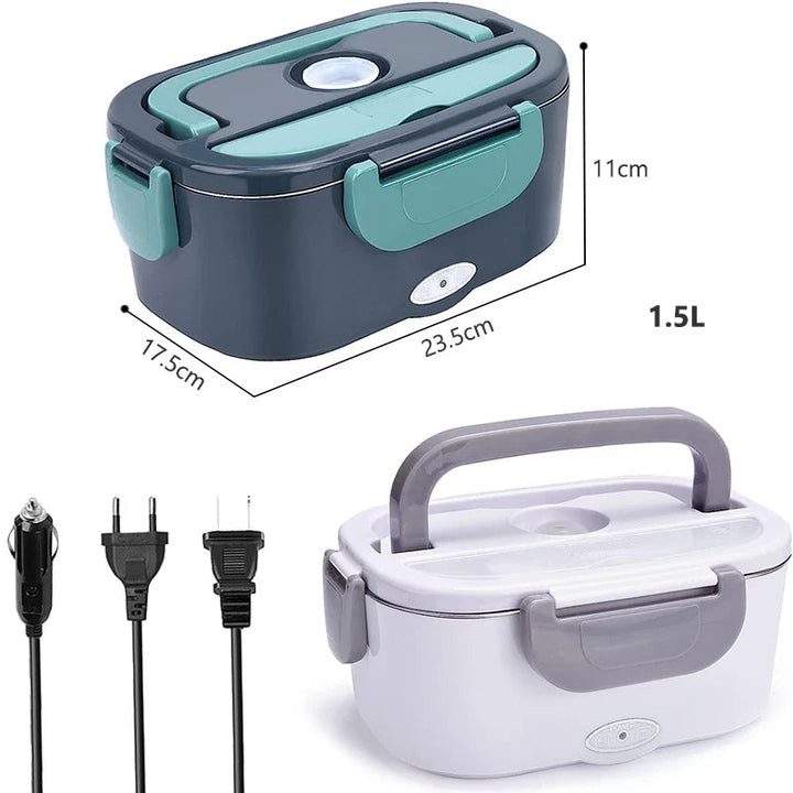 Lisslune | WarmMee Electric Lunchbox – 1.5L Portable Food Warmer for Car & Home