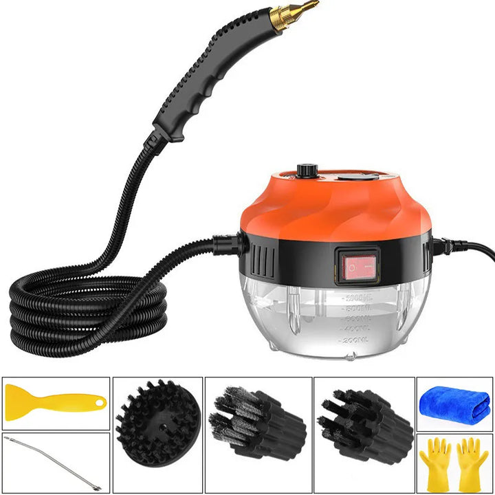 Lisslune | 2800W High-Pressure Steam Cleaner – Powerful Home & Car Cleaning Device