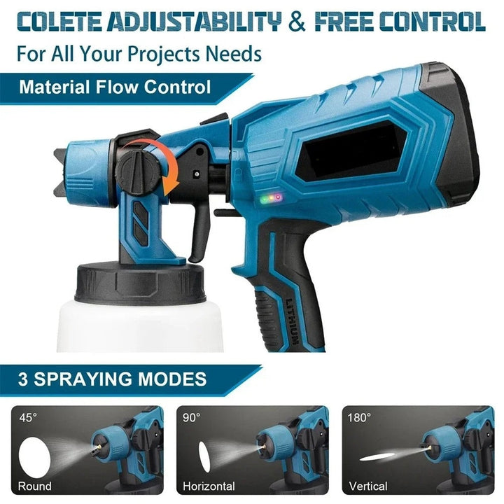 Lisslune | Cordless High Power DIY All Surface Paint Sprayer