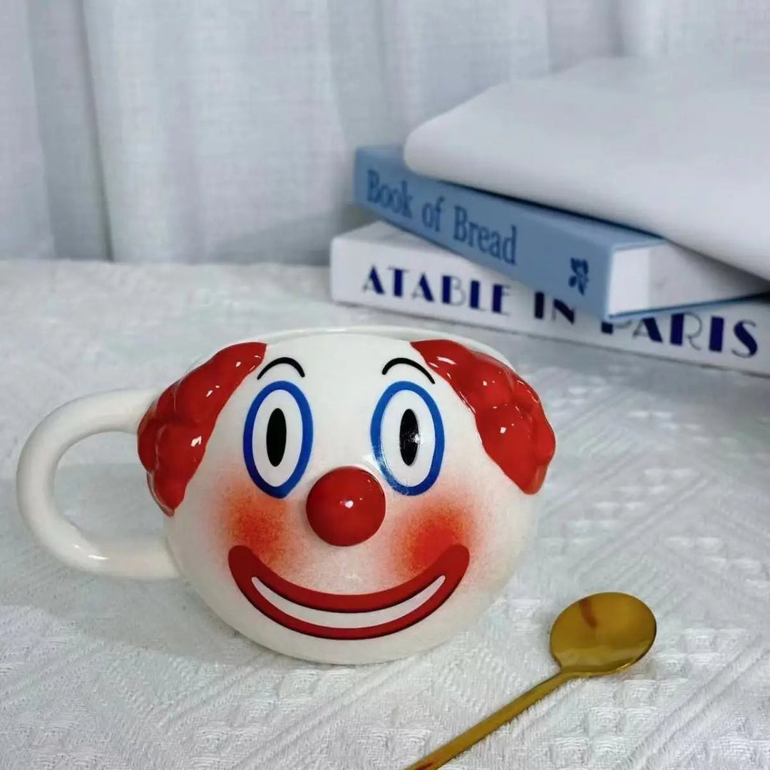 Lisslune | Creepy Clown Ceramic Coffee Mug
