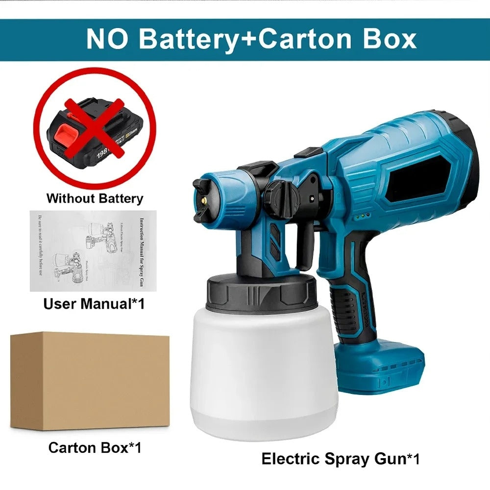 Lisslune | Cordless High Power DIY All Surface Paint Sprayer