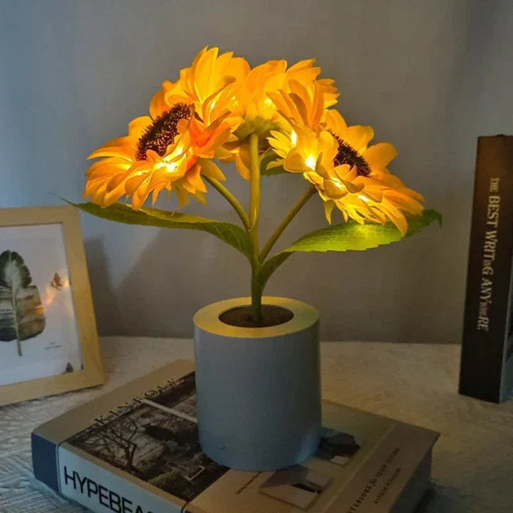 Lisslune | Rechargeable Sunflower Night Light