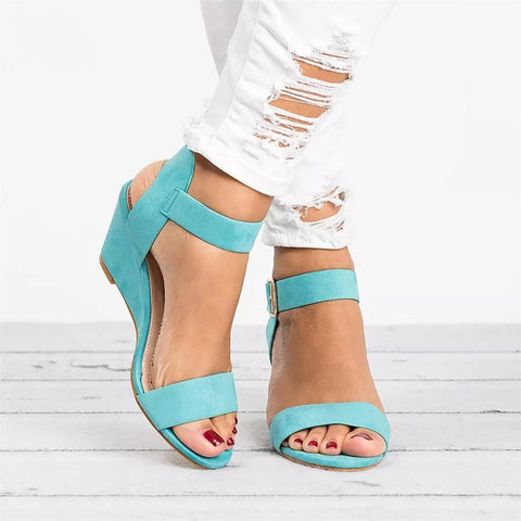 Lisslune | Slip-Resistant High Heel Wedge Sandals