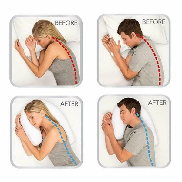 Lisslune | Side Sleeper Pillow With Ear Hole